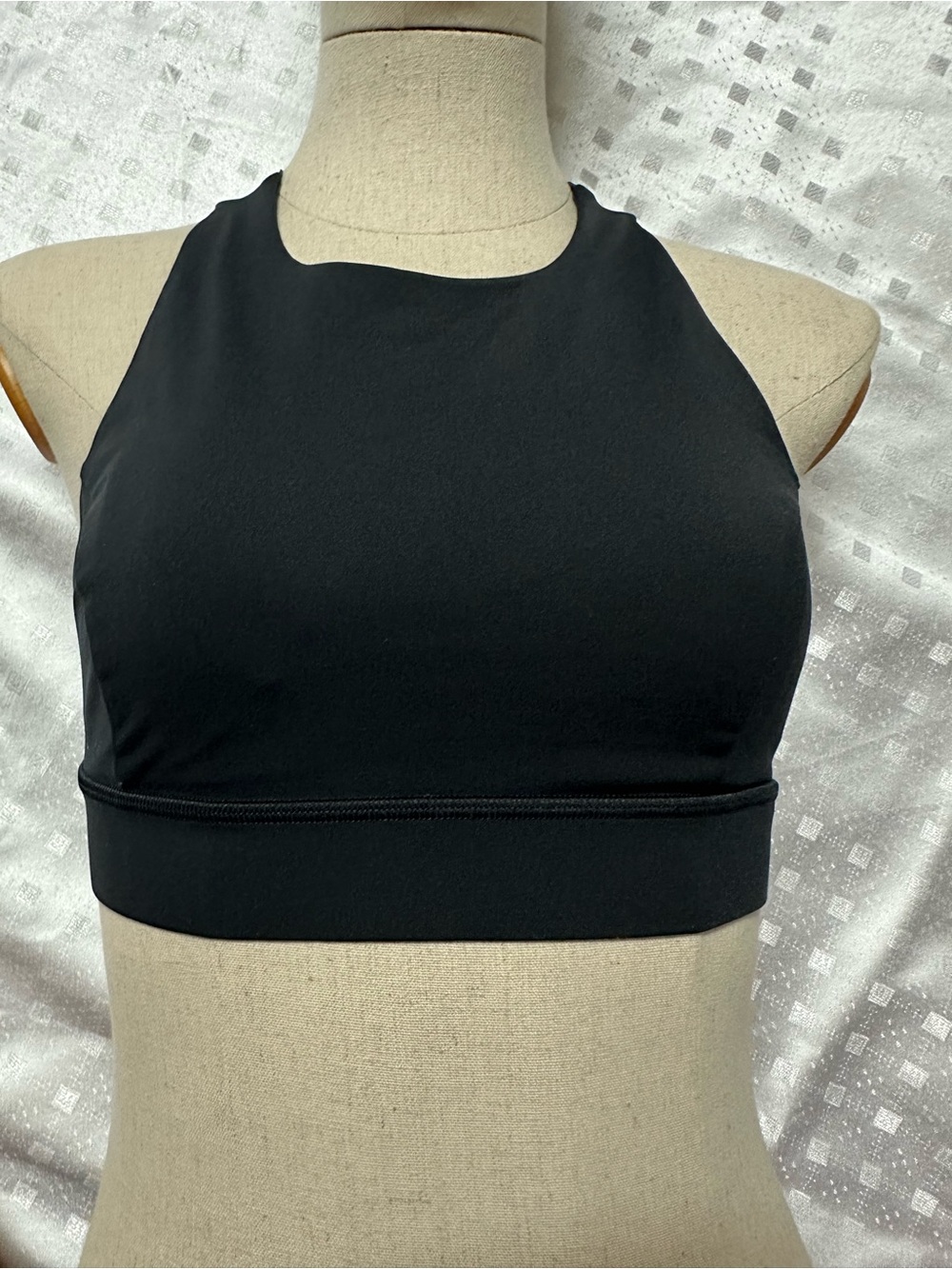 lululemon athletica Black High-Neck Sports Bra